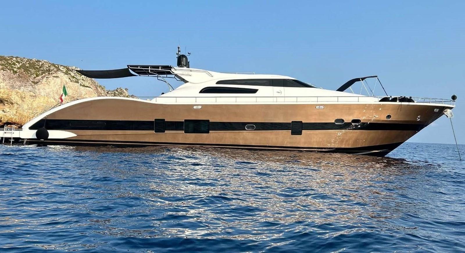 a boat on the water aboard SCORPIO Yacht for Sale