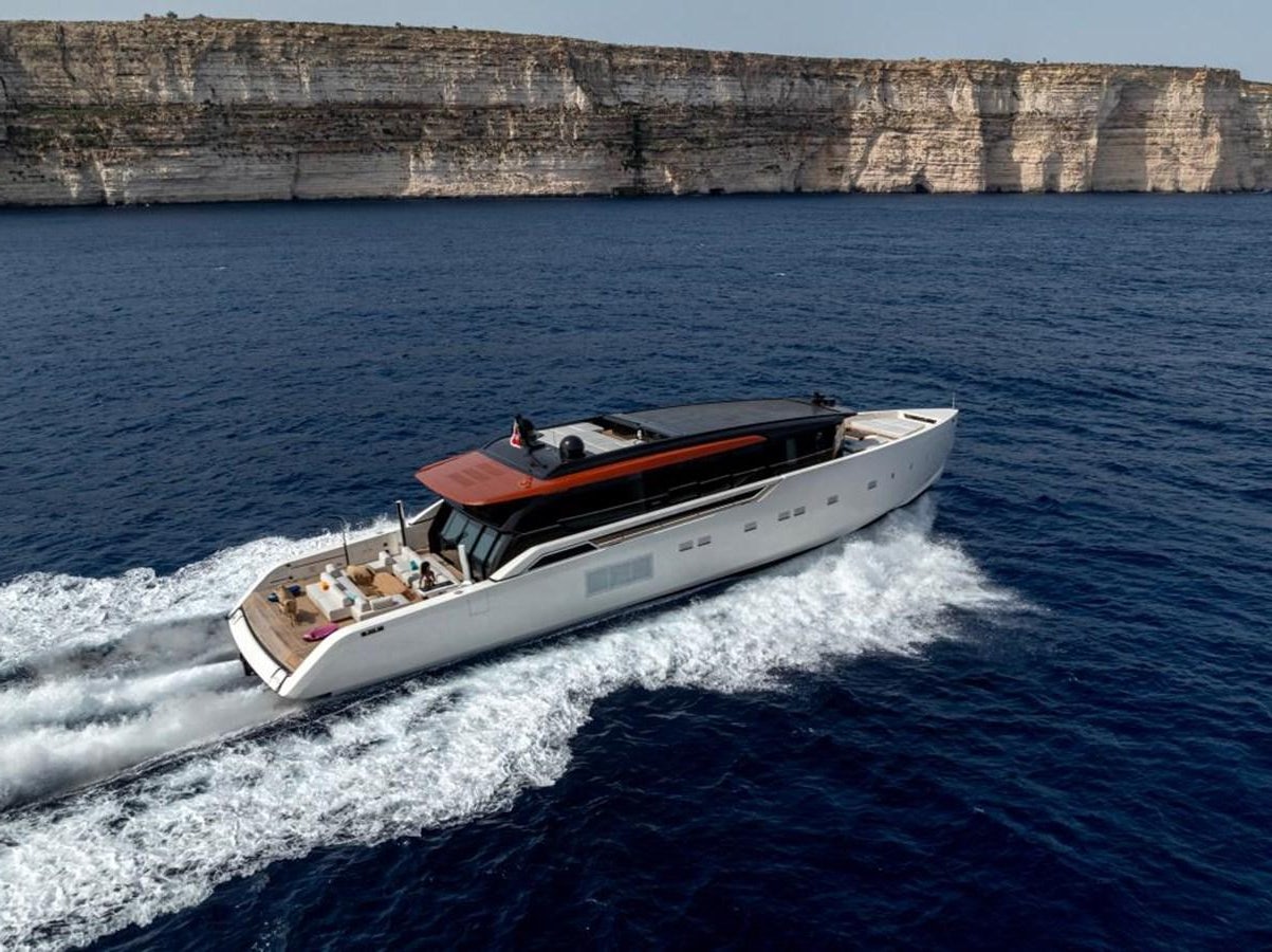 a boat on the water aboard HH Yacht for Sale