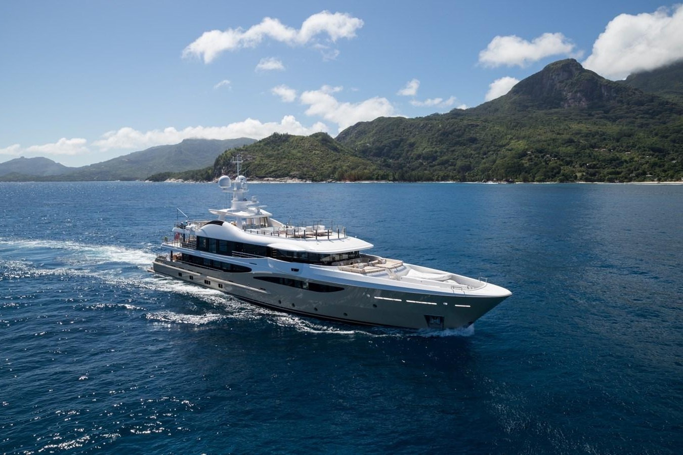 a boat on the water aboard AMIGOS (YET) Yacht for Sale