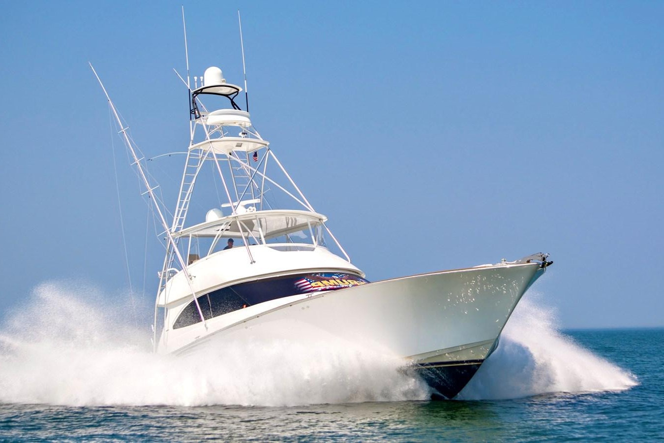a boat on the water aboard LIFE IS GOOD Yacht for Sale