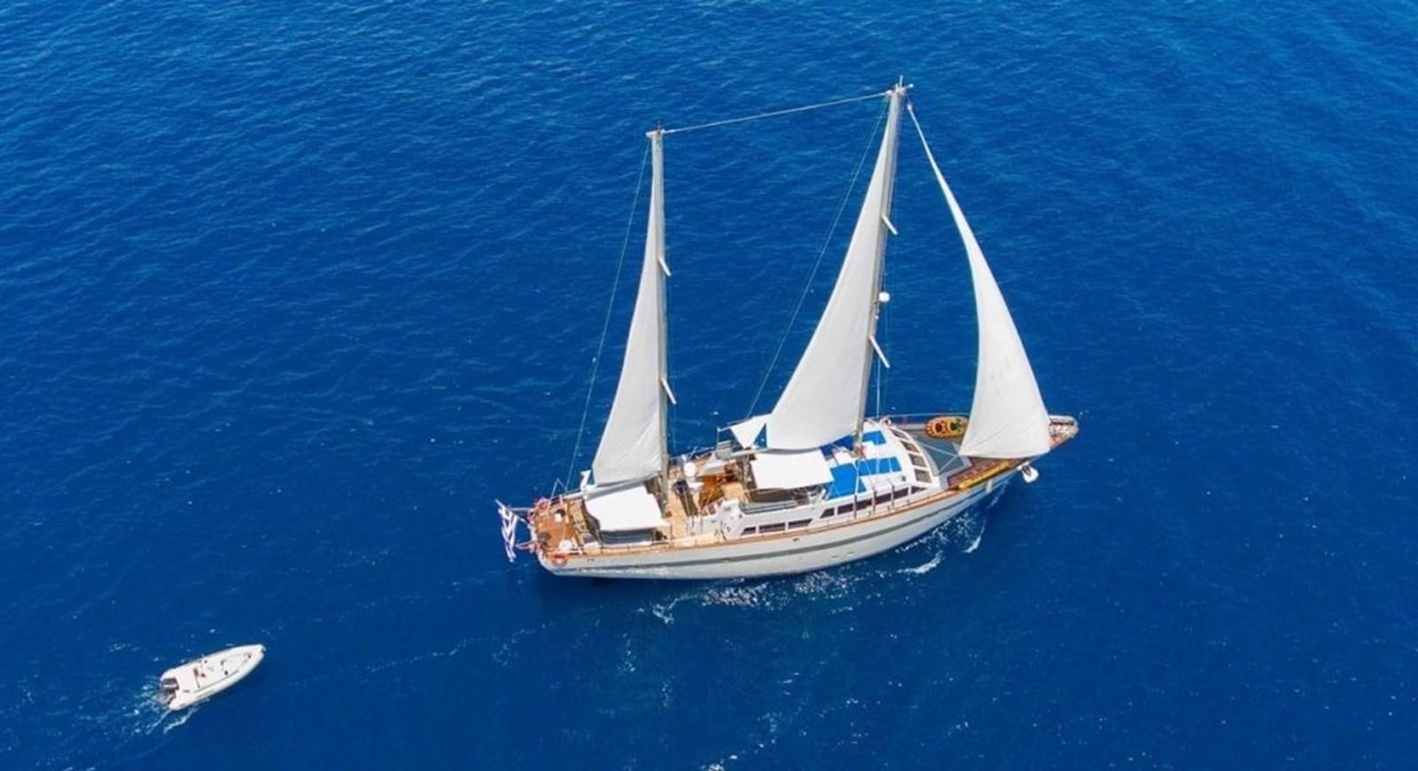 a sailboat on the water aboard MOTORSAILLOR Yacht for Sale