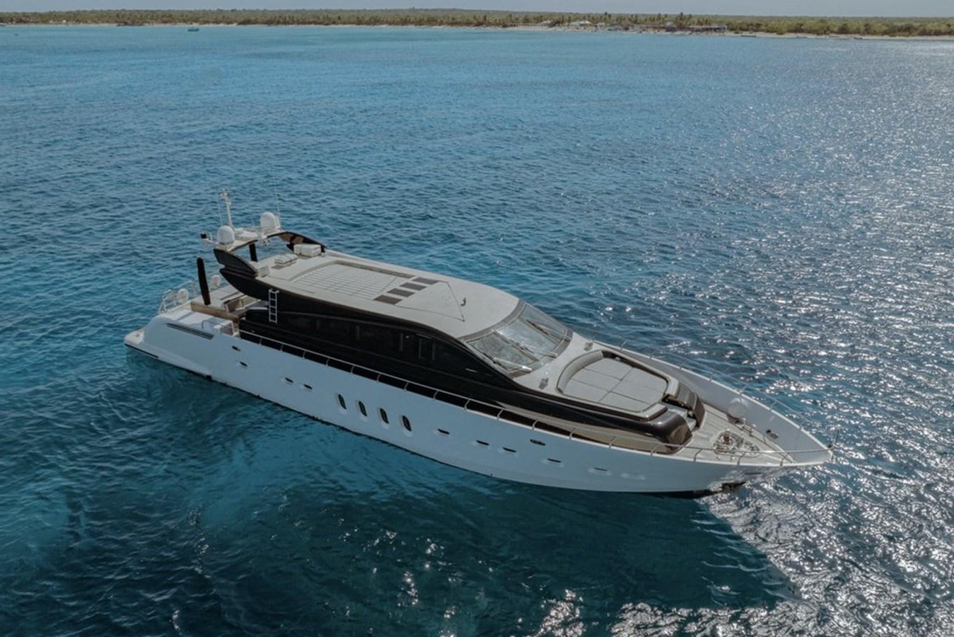 a boat on the water aboard LEOPARD 31 OPEN Yacht for Sale