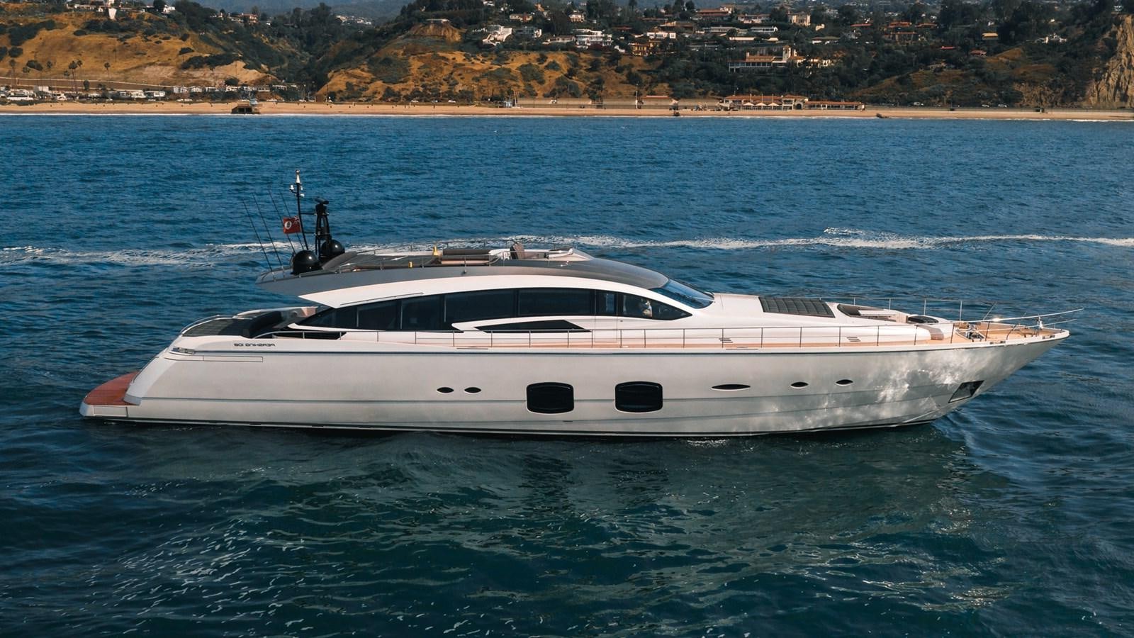 a white boat in the water aboard NAAV Yacht for Sale