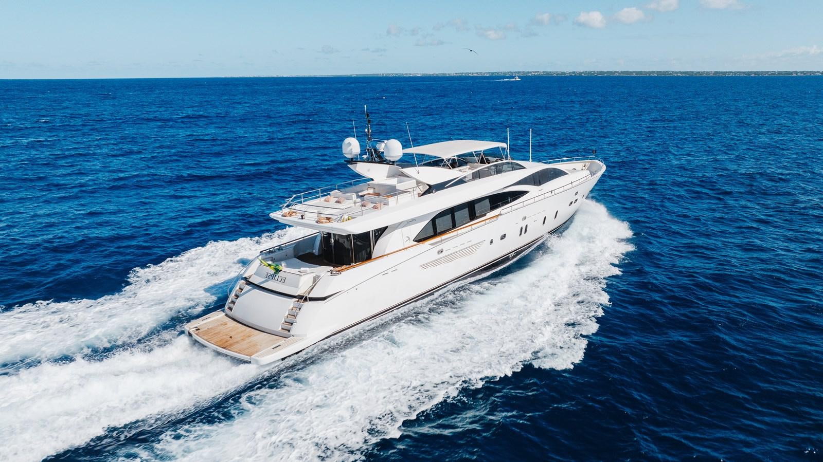 a boat on the water aboard ECLIPSE Yacht for Sale