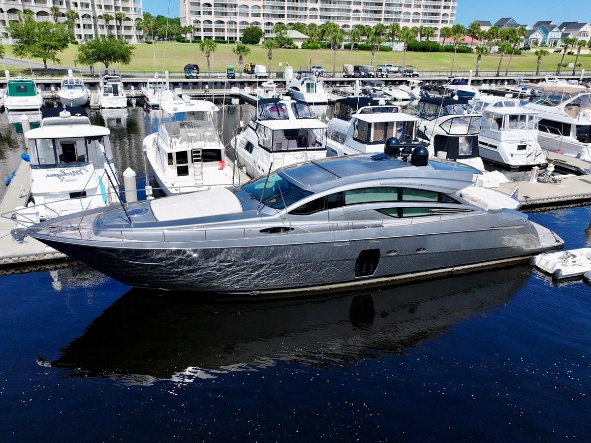 a group of boats in a harbor aboard MY WAY Yacht for Sale