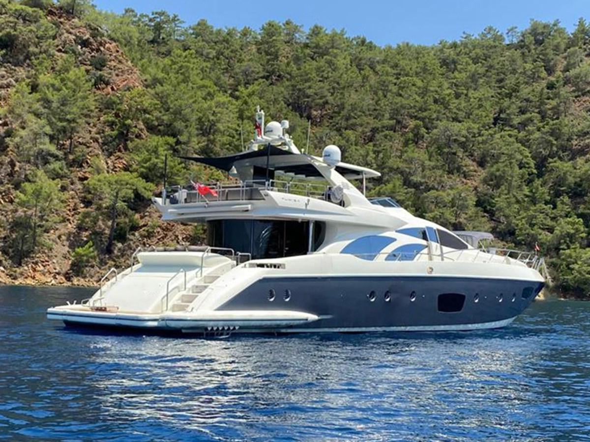 a boat on the water aboard AZIMUT 98 2009 Yacht for Sale