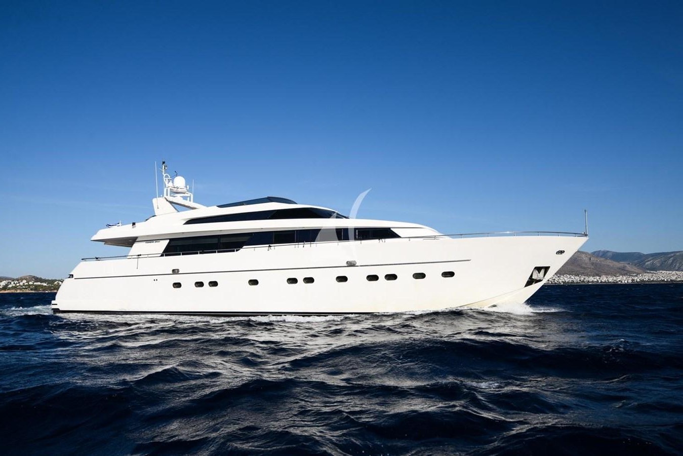 a white yacht on the water aboard SL88 Yacht for Sale