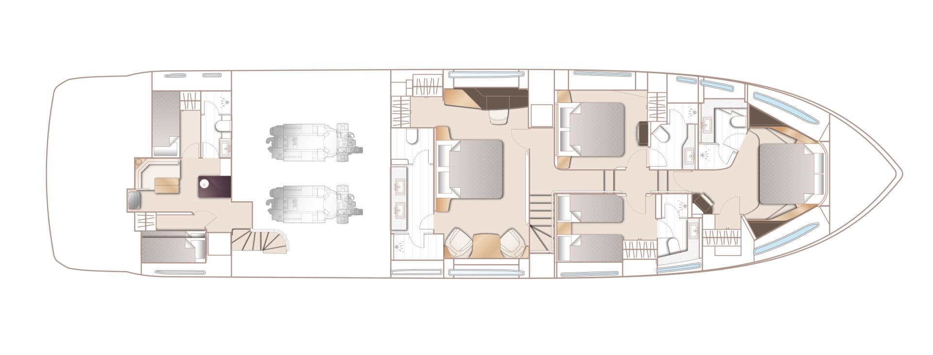 a computer with a white background aboard Y85 Yacht for Sale