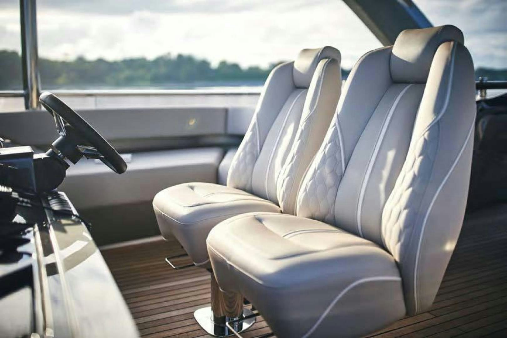 a seat on a car aboard Y85 Yacht for Sale