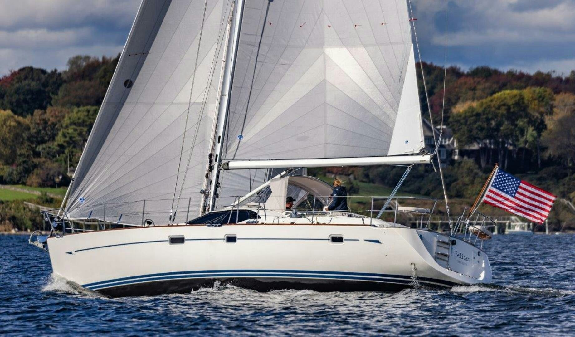 a boat on the water aboard DOLCE VITA Yacht for Sale