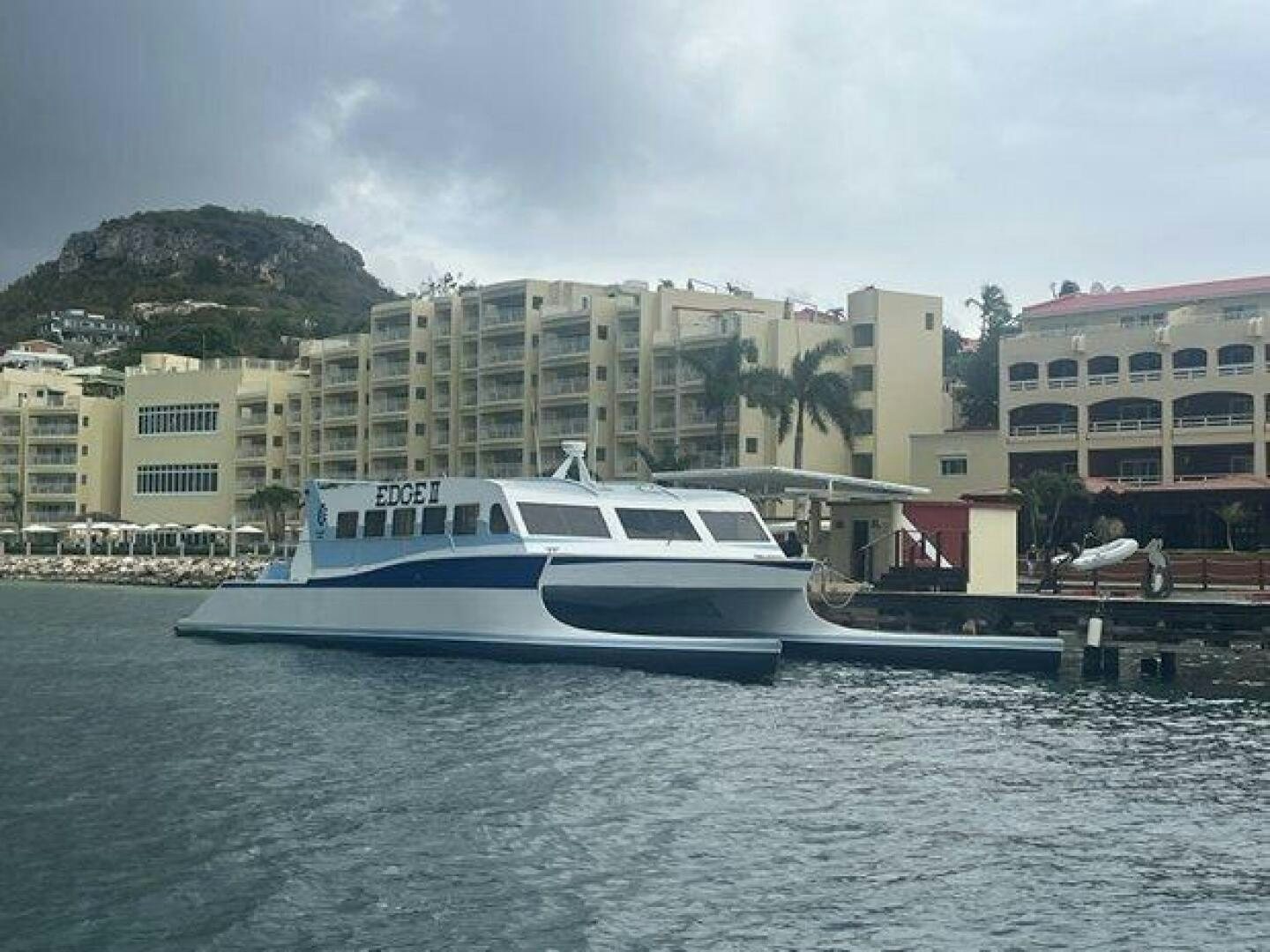 a boat on the water aboard EDGE 2 Yacht for Sale