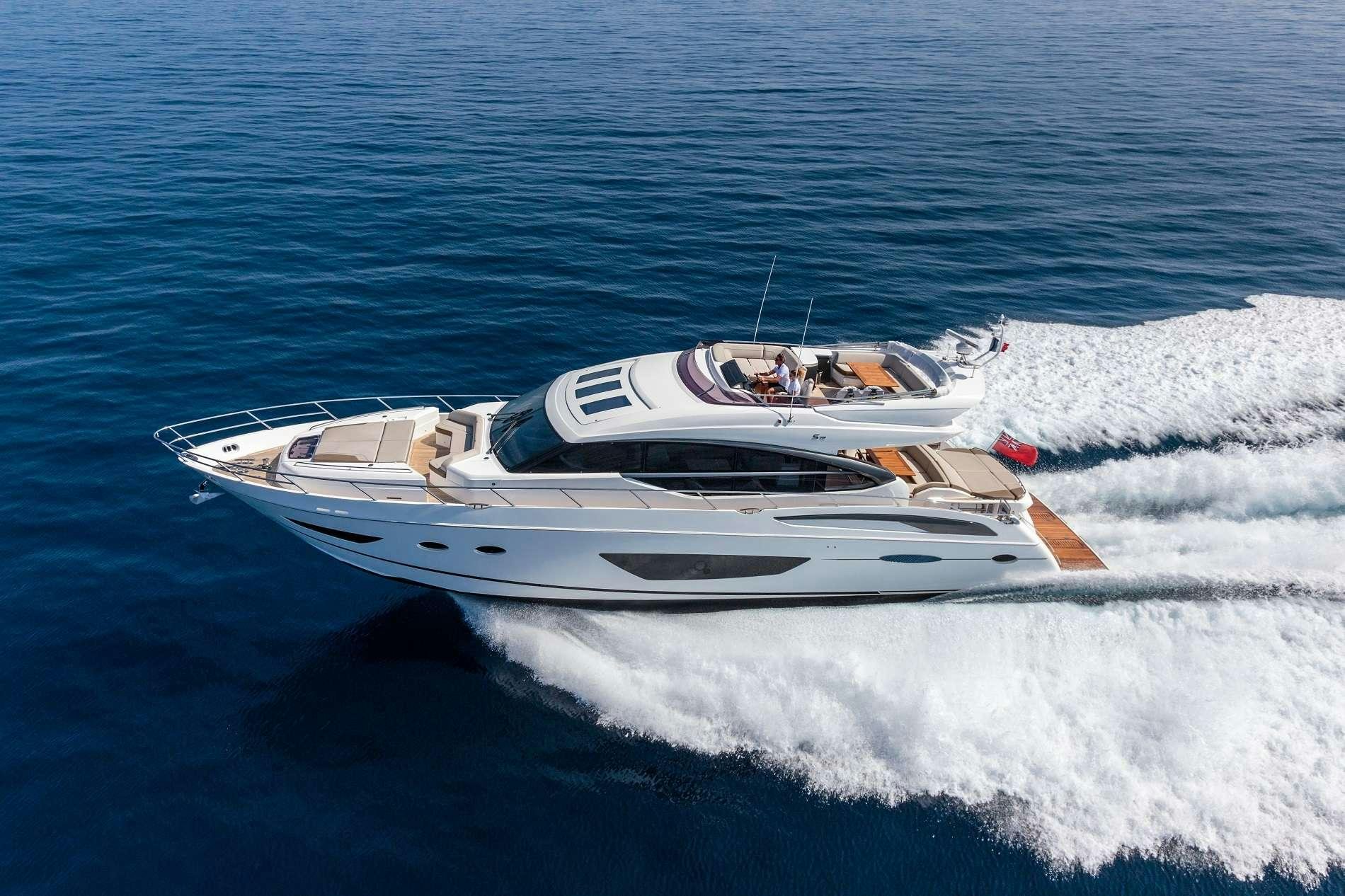 a boat on the water aboard NELENA Yacht for Charter