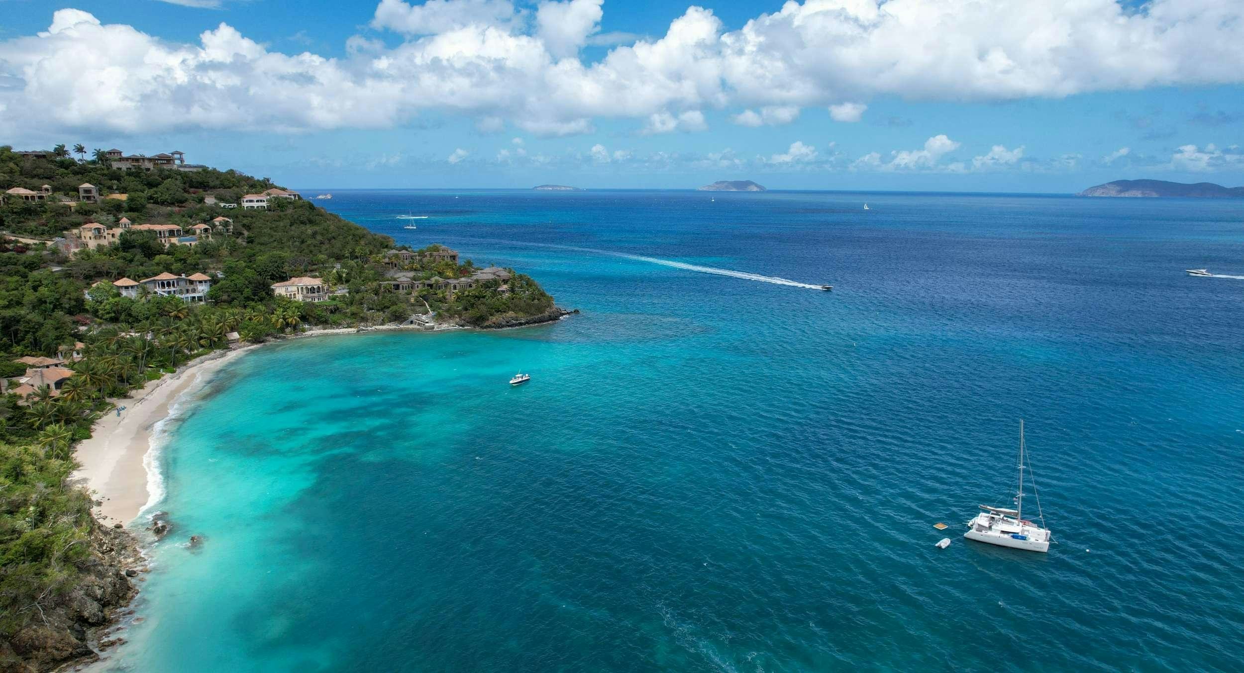 a boat sailing on the sea aboard TIME OUT Yacht for Charter