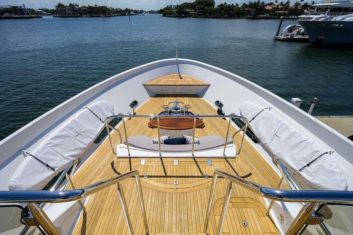 a boat on the water aboard LADY JJ Yacht for Charter