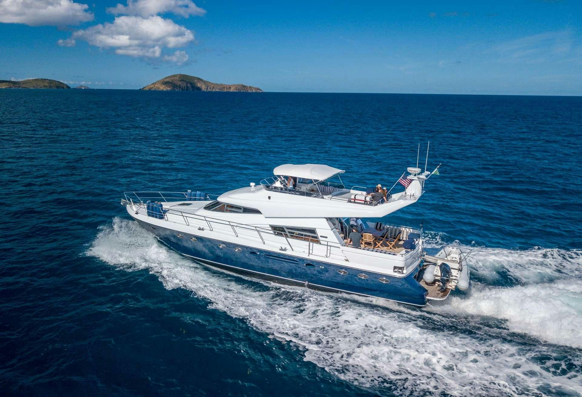 a boat on the water aboard COOL BREEZE 65 Yacht for Charter
