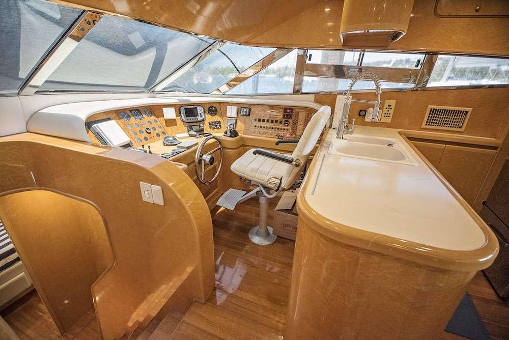inside of a plane aboard COOL BREEZE 65 Yacht for Charter