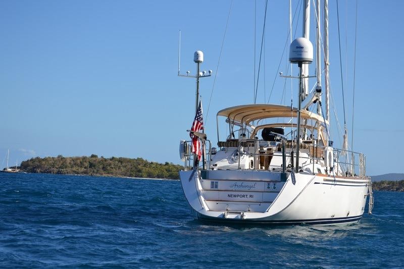 a boat on the water aboard ARCHANGEL Yacht for Charter