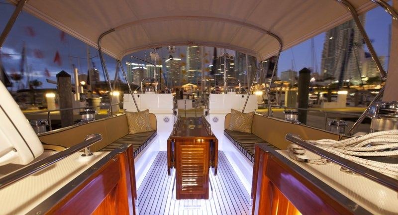 inside of a building aboard ARCHANGEL Yacht for Charter