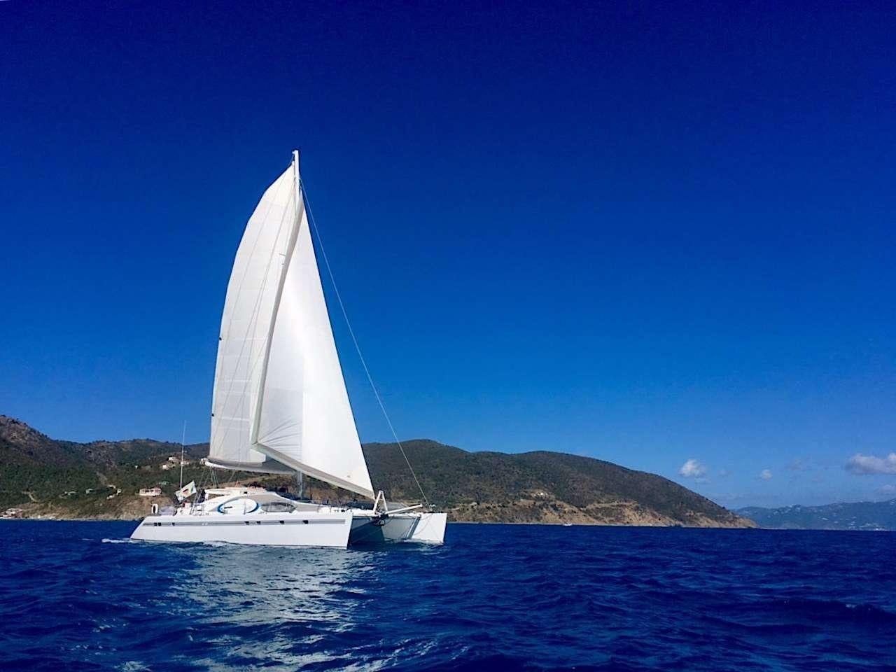 a sailboat on the water aboard KELEA Yacht for Charter