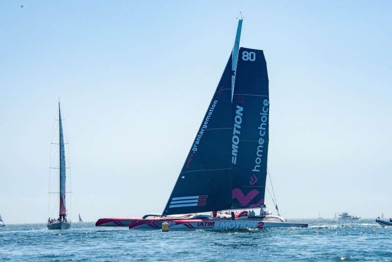 a sailboat on the water aboard ULTIM EMOTION 2 Yacht for Charter