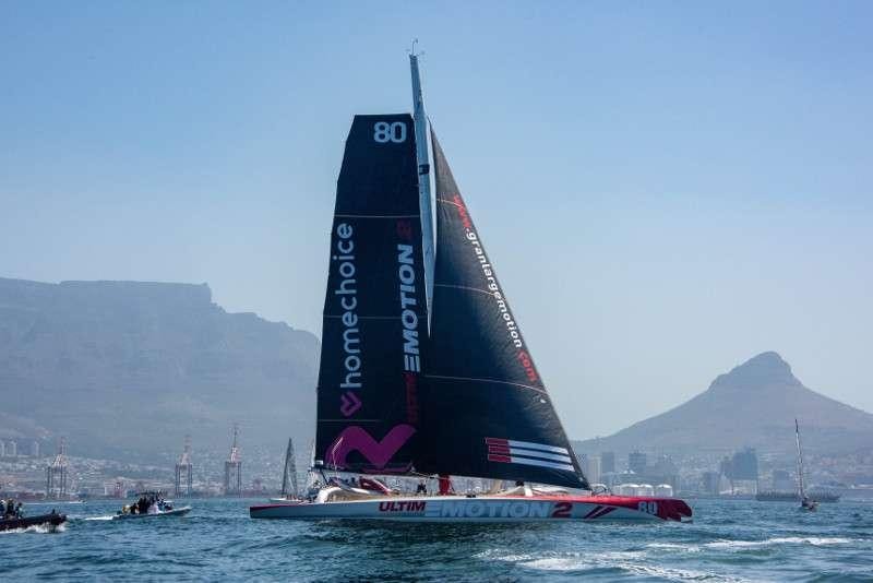 a sailboat on the water aboard ULTIM EMOTION 2 Yacht for Charter