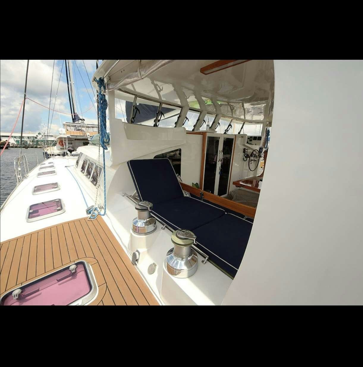 graphical user interface aboard SOUTHERN PASSAGE Yacht for Charter