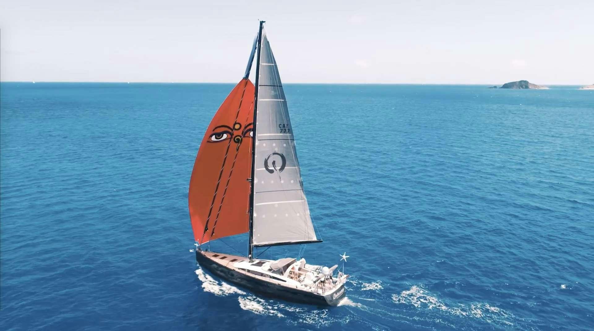 a sailboat on the water aboard BODHISATTVA (Caribbean) Yacht for Charter