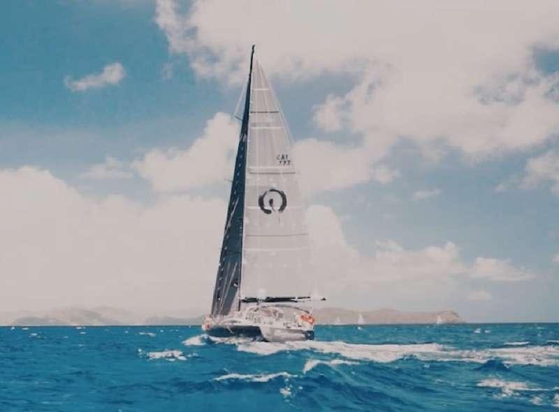 a sailboat in the water aboard BODHISATTVA (Caribbean) Yacht for Charter