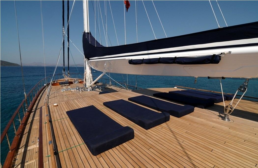 a boat on the water aboard CLEAR EYES Yacht for Charter