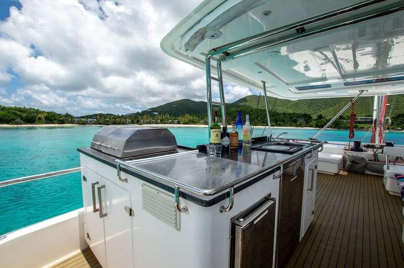 a boat on the water aboard DOLPHIN DAZE Yacht for Charter