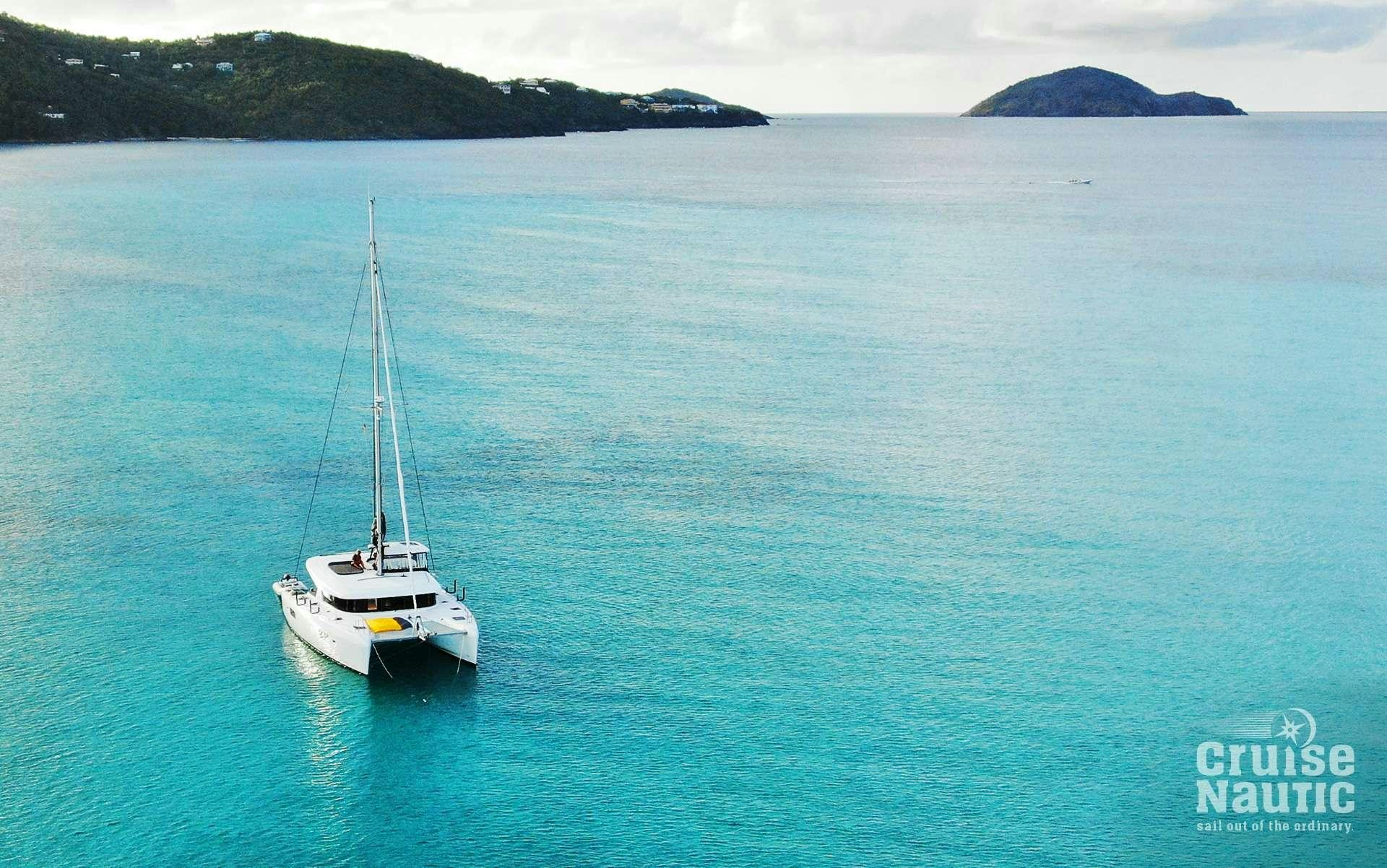 a boat in the water aboard CruiseNautic Yacht for Charter