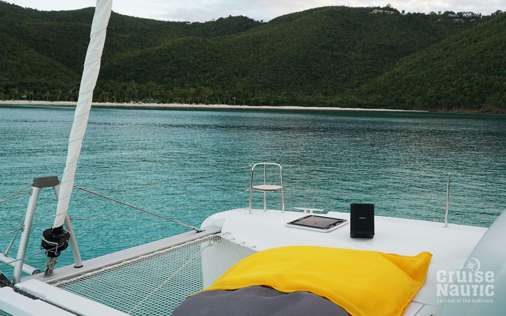 a boat on the water aboard CruiseNautic Yacht for Charter