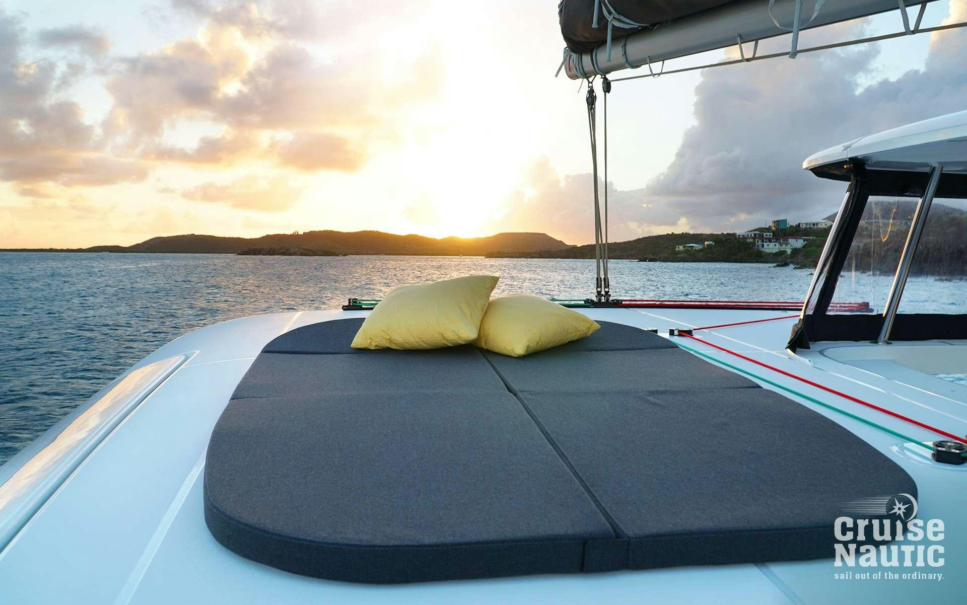 a boat on the water aboard CruiseNautic Yacht for Charter