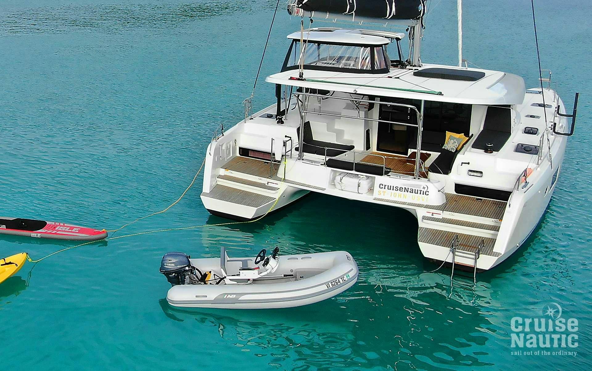 a boat on the water aboard CruiseNautic Yacht for Charter