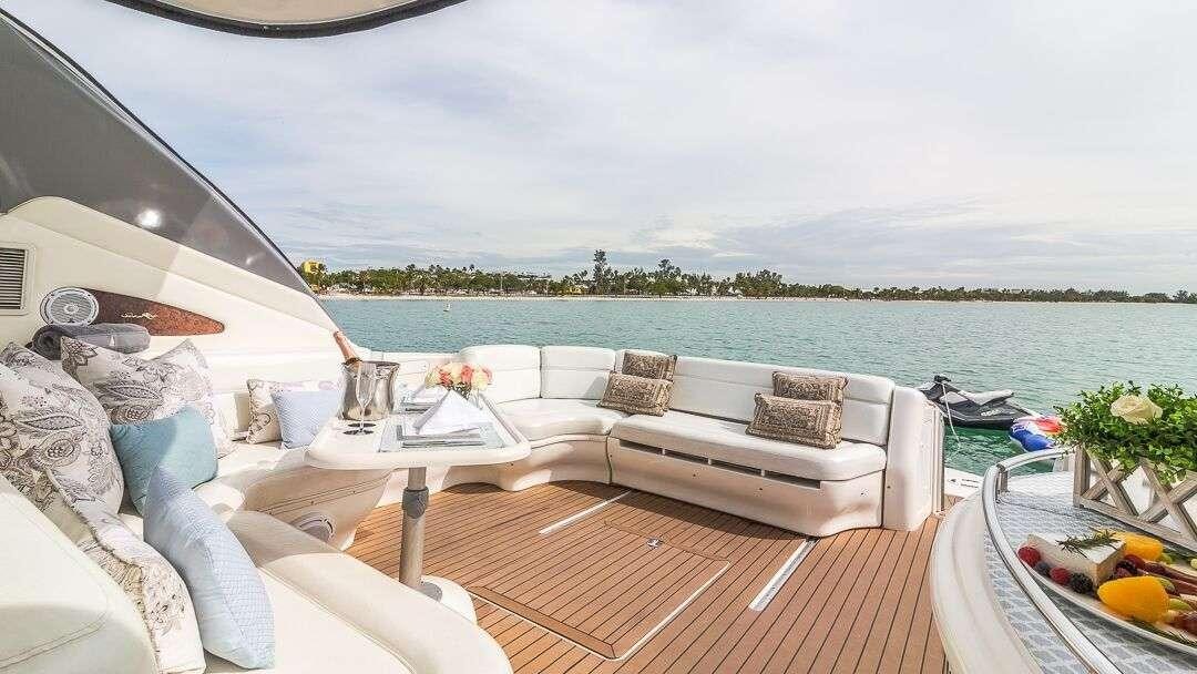 a boat on the water aboard WHY NOT Yacht for Charter