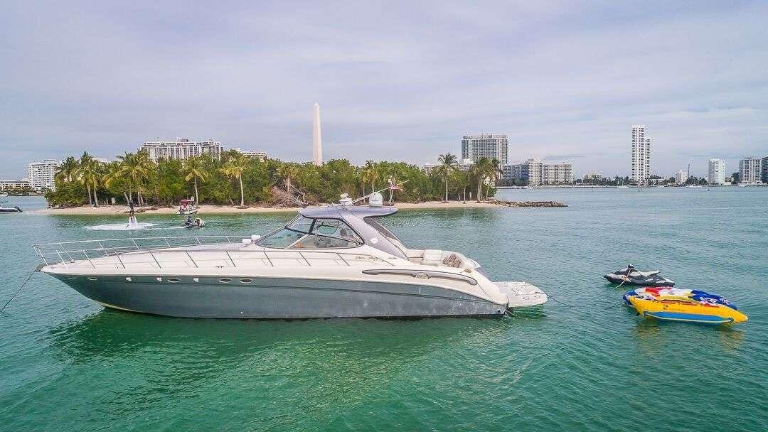 a boat in the water aboard WHY NOT Yacht for Charter