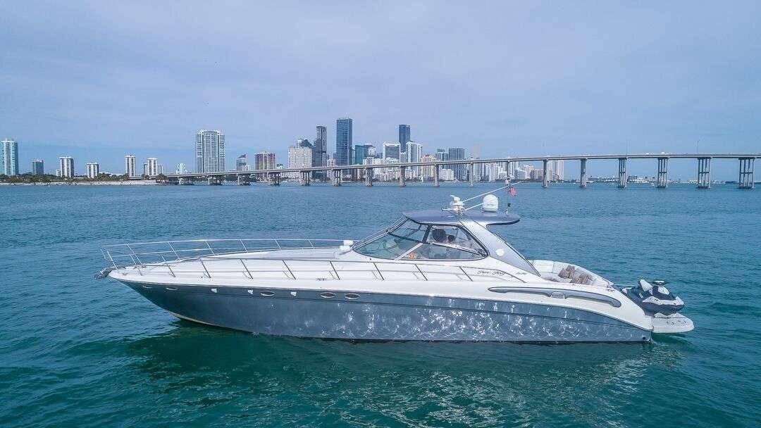 a boat in the water aboard WHY NOT Yacht for Charter