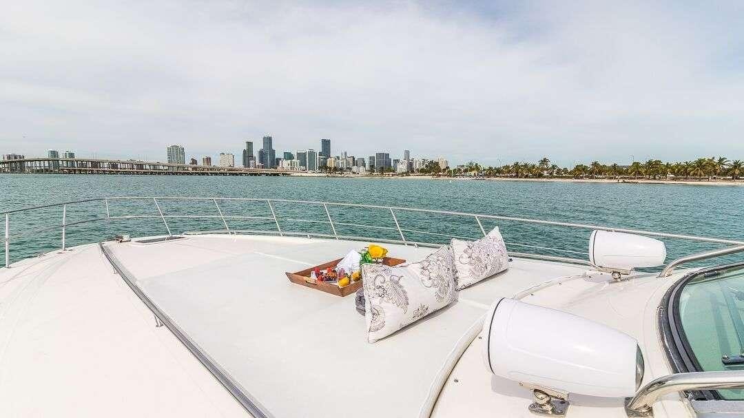 a boat on the water aboard WHY NOT Yacht for Charter