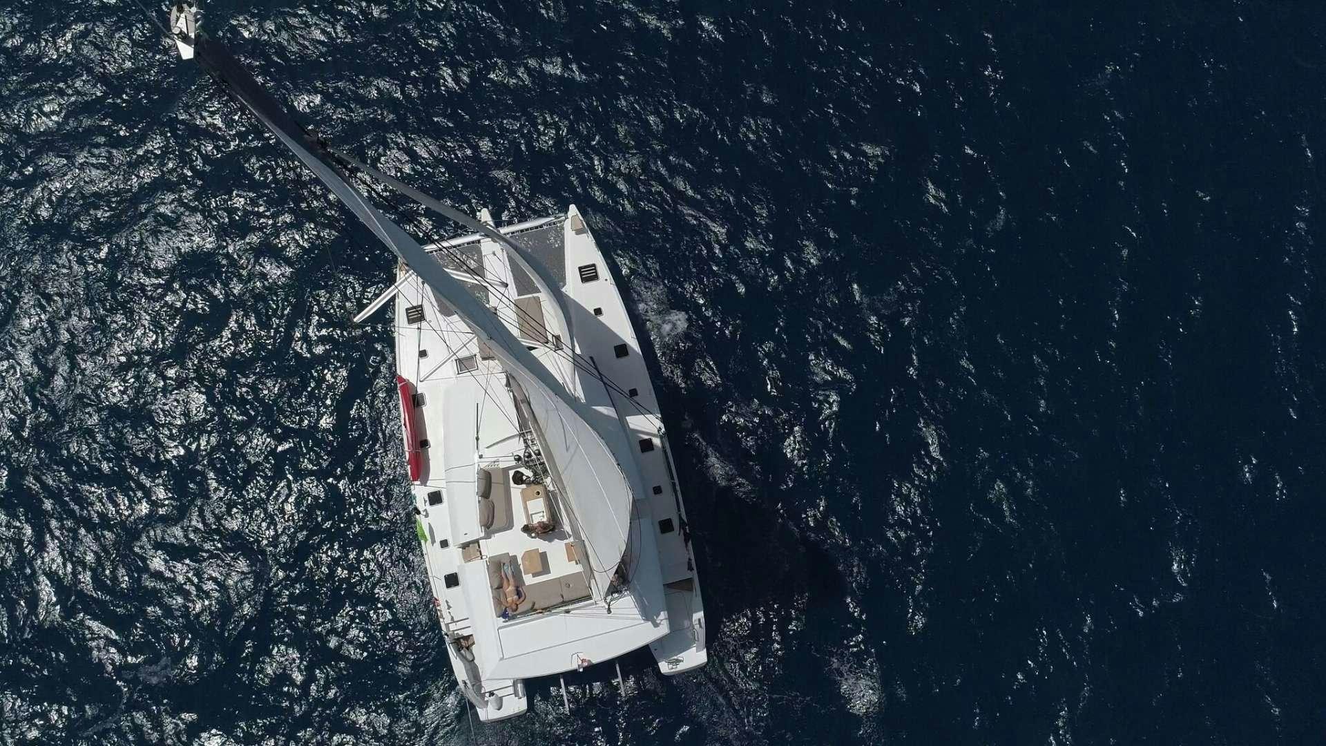 a space shuttle in space aboard DREAM TOBAGO Yacht for Charter