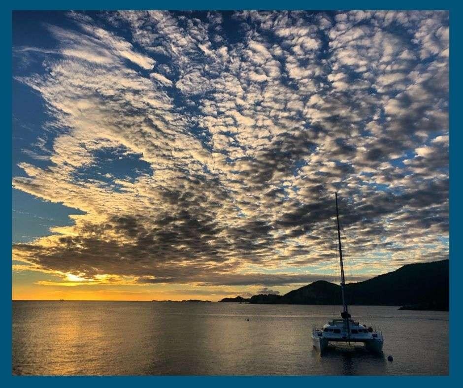 a boat on the water aboard VIRAMAR Yacht for Charter