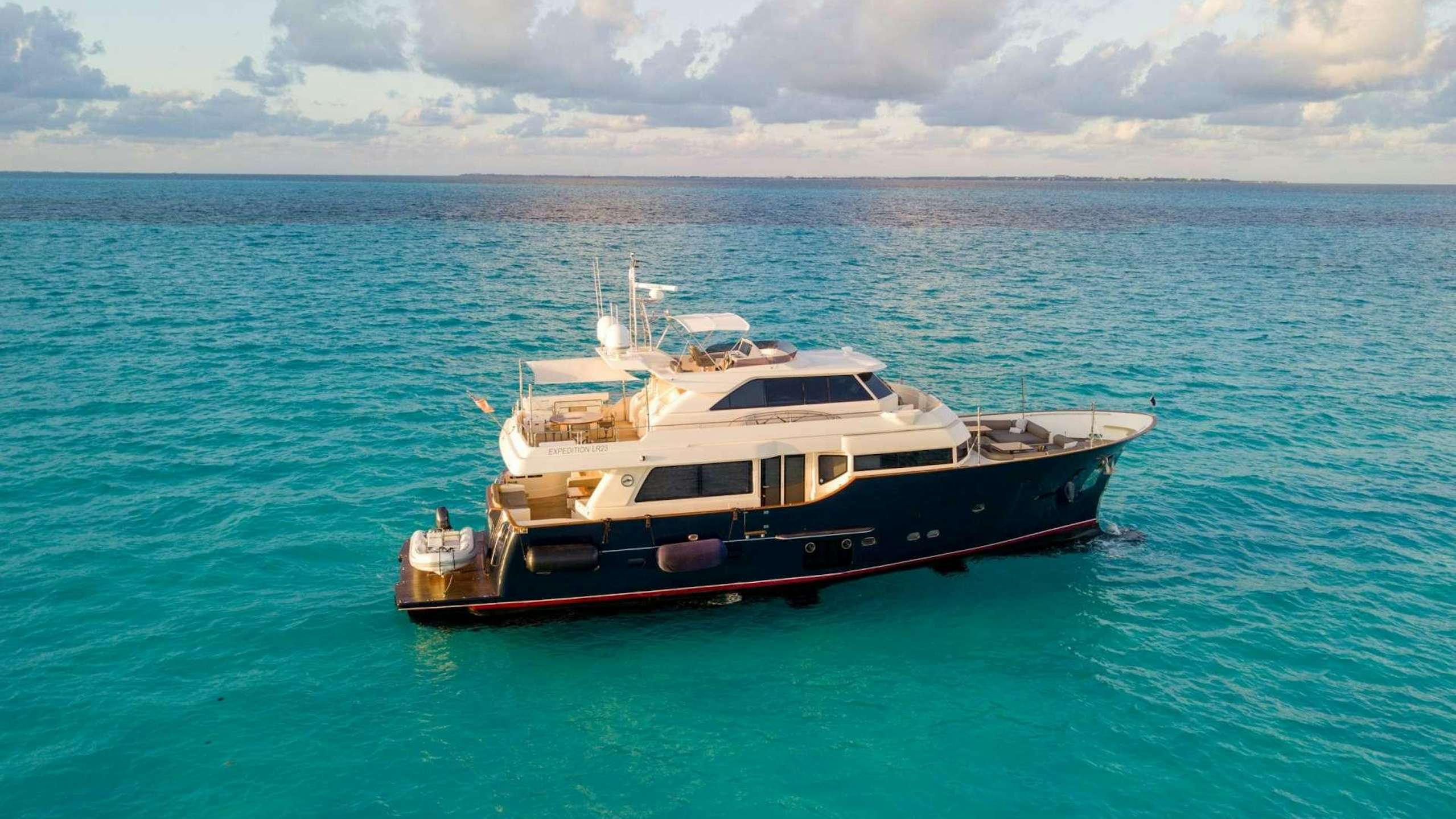 a boat in the water aboard NOMADA Yacht for Charter