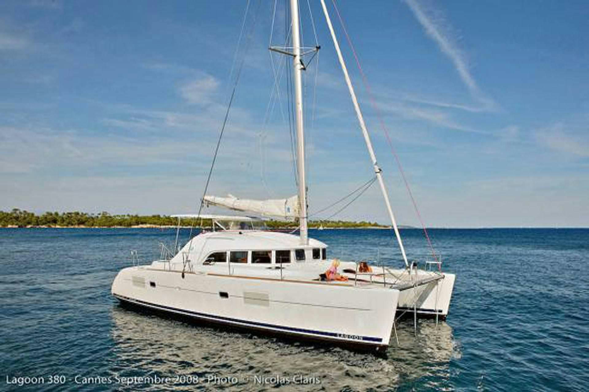 a boat on the water aboard HARMONY Yacht for Charter