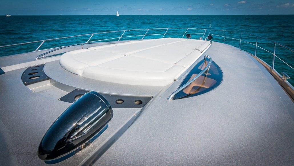 a boat on the water aboard H2 Yacht for Charter