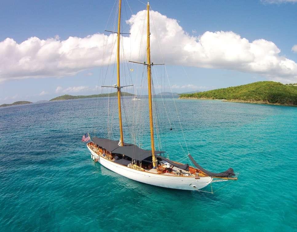 a sailboat on the water aboard EROS Yacht for Charter