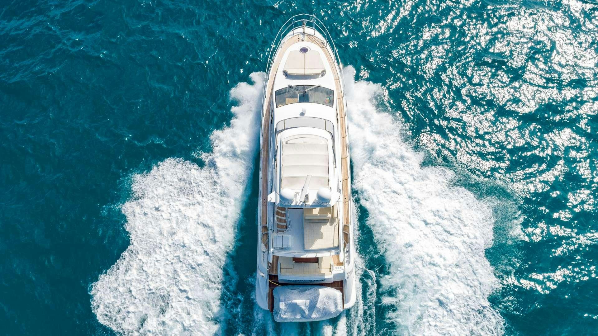 a ship in the water aboard ROLLIN DEEP Yacht for Charter