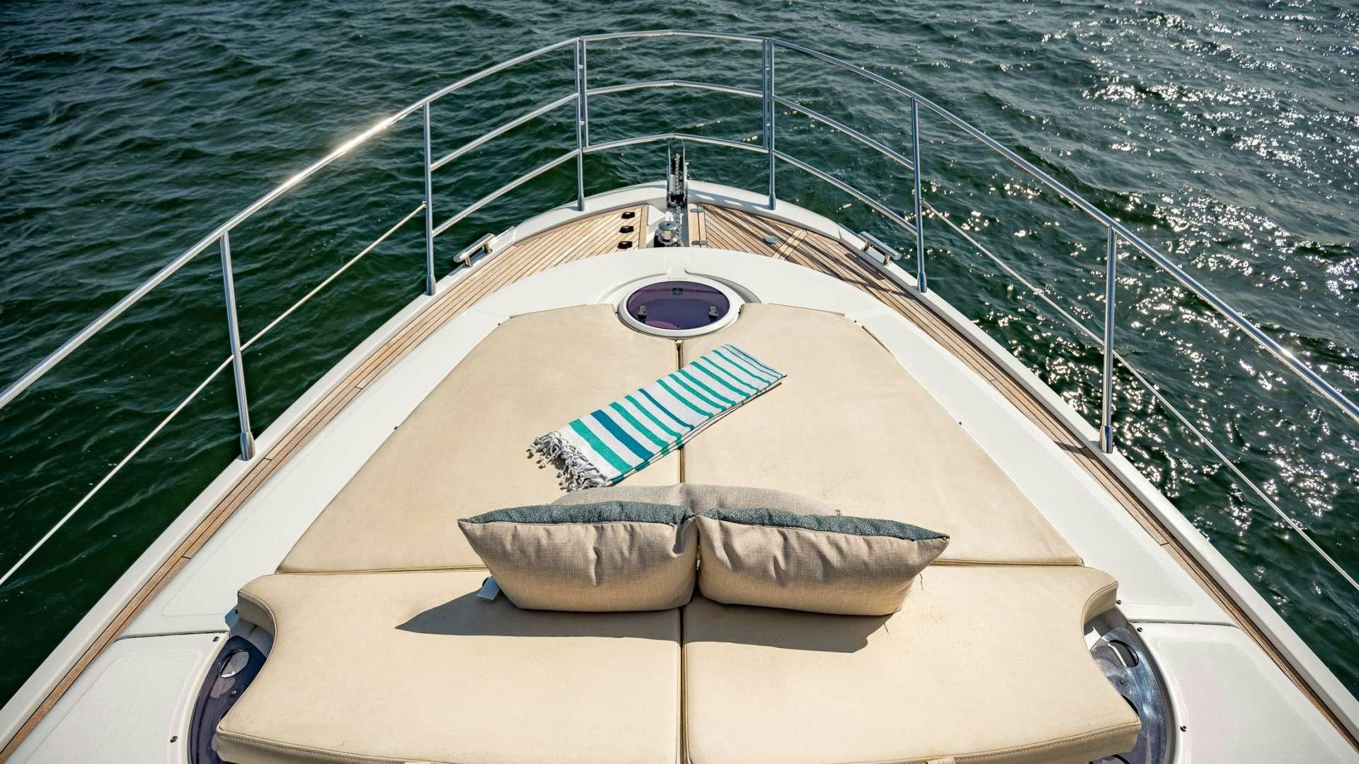 a ship on the water aboard ROLLIN DEEP Yacht for Charter