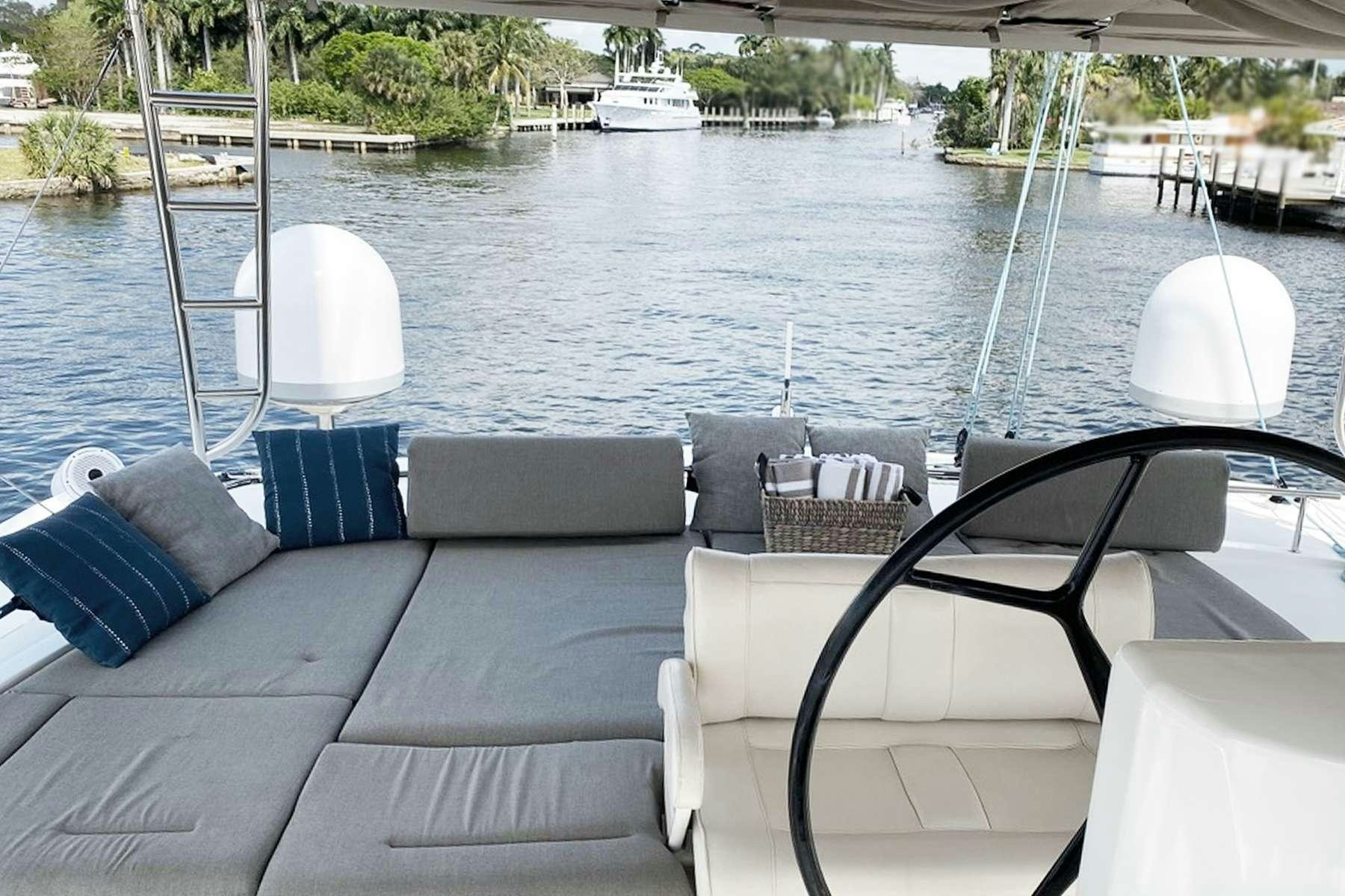 a boat on the water aboard YOLO II Yacht for Charter