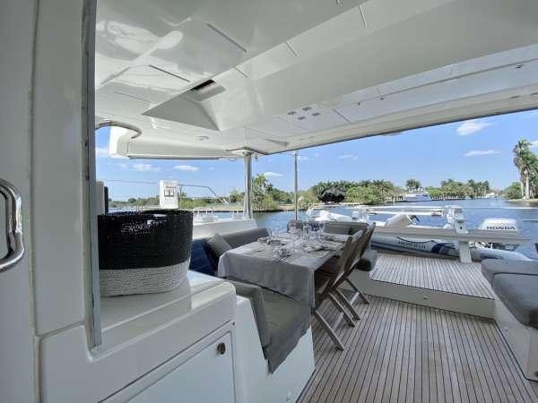 a boat on the water aboard YOLO II Yacht for Charter