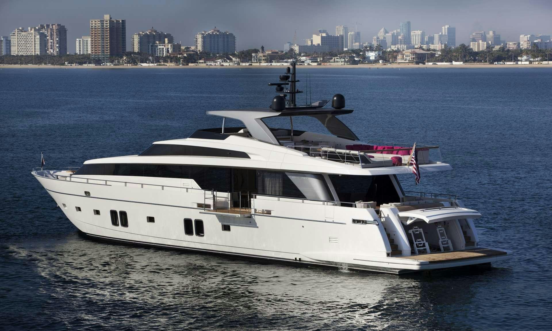 a boat on the water aboard NOTORIOUS Yacht for Charter