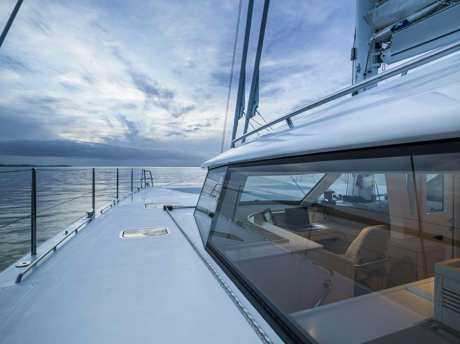 a boat on the water aboard CYGNUS CYGNUS Yacht for Charter